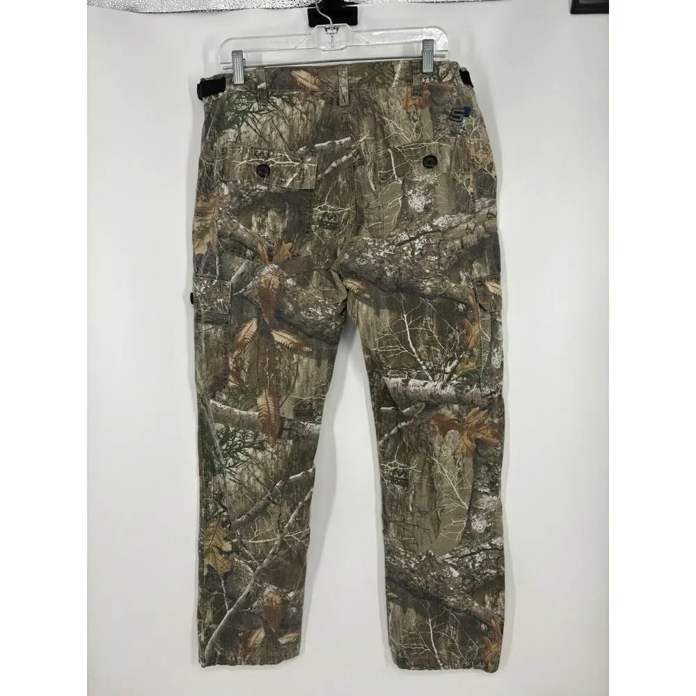 Shield Series S6 Realtree Camo Camouflage Cargo Chino Pants Mens Size 34x30‎